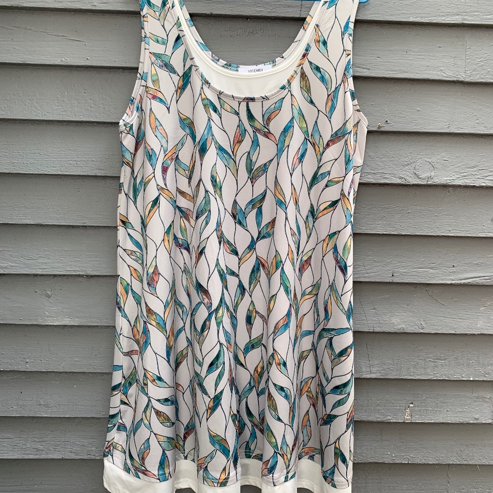 *NEW*  Sleeveless A-Frame Sundress by Yitemei.  Size XL.